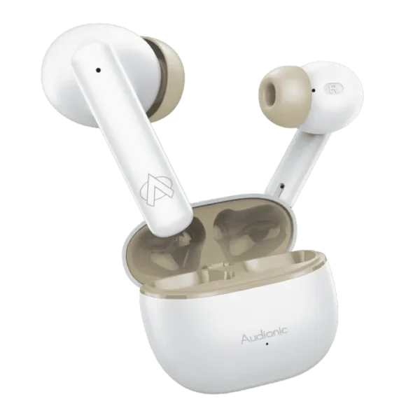 Audionic Airbud Signature S650 Quad Mic, ENC Wireless Earbuds, Gaming mode 45 MS Low Latency Earbud With 35 Hours Total Playtime, IPx5 Water Proof Wireless Earphones With Voice Assistance Bluetooth Ear buds And Headphones - Image 2