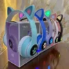 Headphones for Toddler Boy Girl Teen Children w/Microphone for Phone/Laptop/HeadKids Headphones, Cat Ear Wireless Headphones, LED Light Up Bluetooth Over On Ear Pink phones gift for girls| beautiful head phone for girls Headphones for girls| Headphone - Image 9