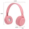 ROWEQPP Y08 Wireless Headset Over-Ear Stereo Deep Bass Earphones Longer Playtime Headphones For Smart Phone Laptop Tablet - Image 8