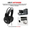 PRO - II RGB Gaming Headphones with Mic for Gaming PC Pubg Mobile PS4 Laptop - 360 Surround Sound Super Bass Vibration Over the Ear Wired Head Phones Gaming Headset with Noise Cancelling Micophone - By Unique Mall - Image 9