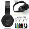 P47 Wireless headphones with Microphone Bluetooth Foldable Headset Support FM Radio TF for PC ,TV Smart Phones & Tablets etc. - Image 3