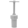 Crockery Mall Home Kitchen Plastic Rotary Handle Pressure Garlic Press Squeeze Twist Presser Crusher Grinder Kitchen Gadget White - Image 2