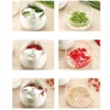 Garlic Press Garlic Mincer Garlic Chopper MultipurposVegetable Cutter Potato Masher Home Gadget Crusher And Dicer Kitchen - Image 4