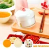 Garlic Press Garlic Mincer Garlic Chopper MultipurposVegetable Cutter Potato Masher Home Gadget Crusher And Dicer Kitchen - Image 6