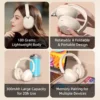 ROWEQPP Over Ear Headphones 15 Hrs Wireless/Wired Stereo Sound Foldable Headsets Headworn Sports Earphones With Deep Bass 40mm Drivers ROWEQPP Over Ear Headphones 15 Hrs Wireless/Wired Stereo Sound Foldable Headsets Headworn Sports Earphones With Deep Bass 40mm Drivers - Image 4