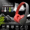Wireless Headphones, P47 Bluetooth Foldable Headset with Microphone Support FM Radio TF for PC TV Smart Phones & Tablets Etc With Charging Cable