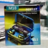 TWS M10 Pro Bluetooth 5.1 Wireless Earbuds with Power Bank - Noise Cancelling, Waterproof, Built-in Mic Blue earphone, Stereo Sound, M10 EAR BUDS 3500mAh Charging Case AIR BUDS - Image 8