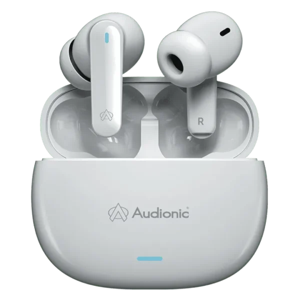 Audionic Airbud 425 Quad Mic, ENC Wireless Earbuds, Gaming mode Low Latency TWS Earbud With 40 Hours Playrime, IPx4 Water Proof Wireless Earphones With Voice Asistance Bluetooth Ear buds And Headphones - Image 3