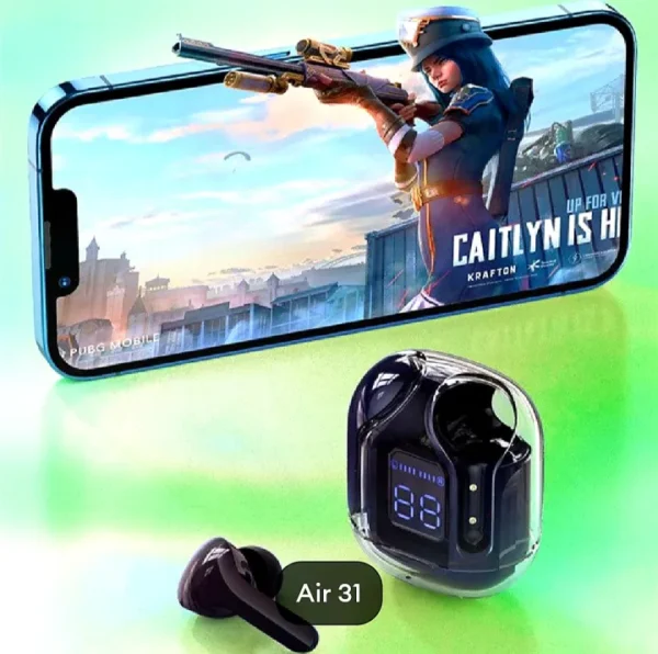 Earbuds/Airpod/Airbuds/Airpro & Air 31 TWS 112 Airpods_ with Super Sound & High Quality Touch Sensors True Stereo Headphones with Built in Mic 10m Transmission Bluetooth Wireless Earbuds, power Case Sport Headset For all Bluetooth smart Devices. - Image 3
