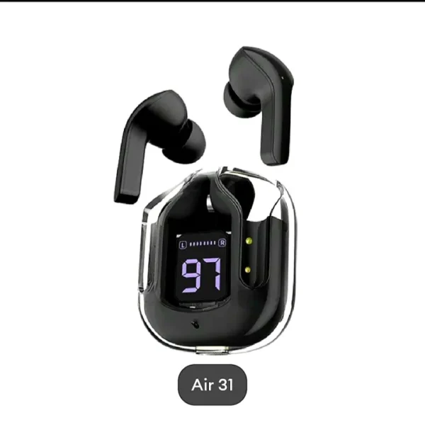 Earbuds/Airpod/Airbuds/Airpro & Air 31 TWS 112 Airpods_ with Super Sound & High Quality Touch Sensors True Stereo Headphones with Built in Mic 10m Transmission Bluetooth Wireless Earbuds, power Case Sport Headset For all Bluetooth smart Devices. - Image 8