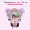 Cute Wired Headphone With Microphone Girls Daughter Music Stereo Earphone Computer Mobile Phone Headset Kid Gift - Image 4