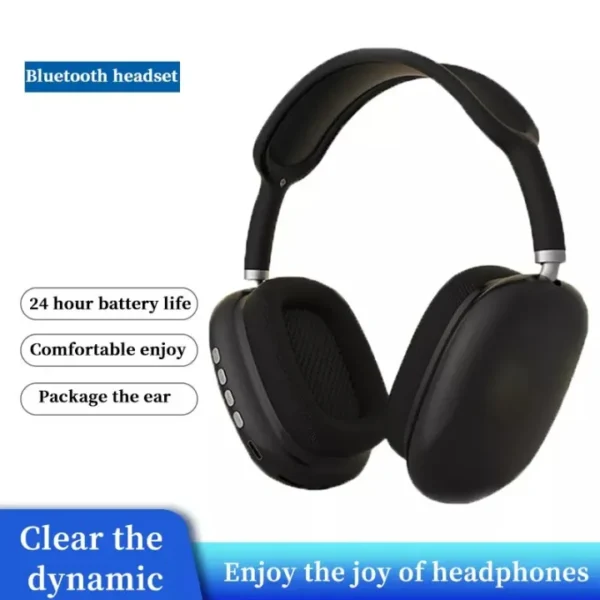 ROWEQPP Mobile Phone Wireless Headset P9airmax Bluetooth-compatible Head-mounted Earphones Phone Computer Universal Headset Gaming Headphones - Image 7