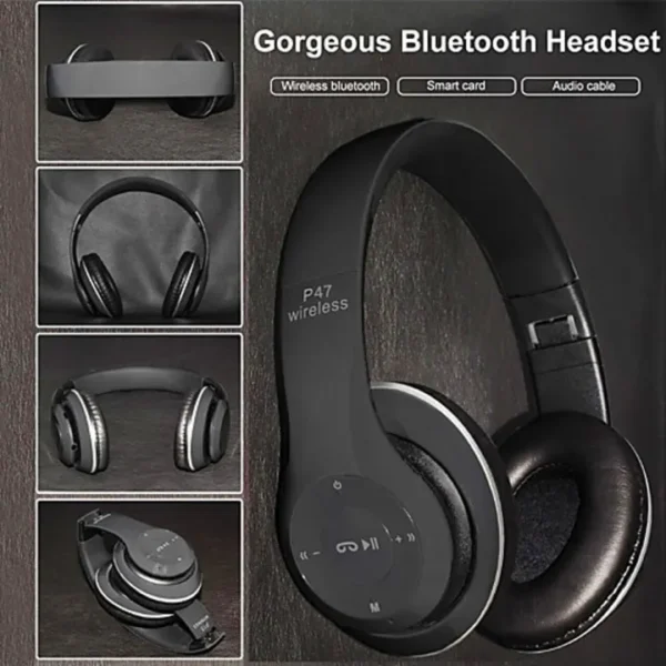Special P47 Headphone with Pop Window Over The Ear Wireless Bluetooth Headphone Support Sd Card