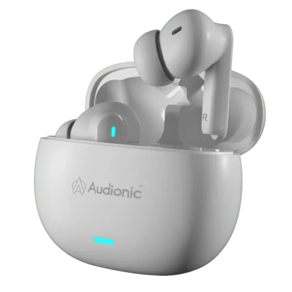 Audionic Airbud 425 Quad Mic, ENC Wireless Earbuds, Gaming mode Low Latency TWS Earbud With 40 Hours Playrime, IPx4 Water Proof Wireless Earphones With Voice Asistance Bluetooth Ear buds And Headphones - Image 2